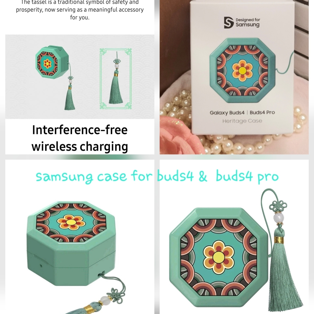Samsung Galaxy Buds4 Heritage Case with Tassel